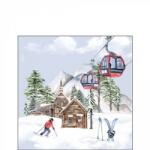 Ambiente Ski hut papírszalvéta 25x25cm, 20db-os
