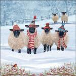 Ambiente Warm winter woolies papírszalvéta 33x33cm, 20db-os