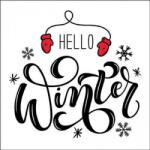 Ambiente Hello winter papírszalvéta 33x33cm, 20db-os