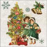Ambiente Nostalgic Christmas papírszalvéta 33x33cm, 20db-os