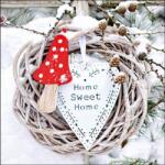 Ambiente Home Sweet Home papírszalvéta 33x33cm, 20db-os - szep-otthon