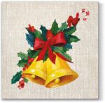 PAW Jingle Bells papírszalvéta 33x33cm, 20 db-os