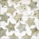 Ambiente Birch Stars papírszalvéta 33x33cm, 20 db-os