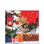 Ambiente Kittens On Doorstep papírszalvéta 25x25cm, 20db-os