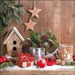 Ambiente X-Mas Scene papírszalvéta 33x33cm, 20 db-os