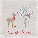 Ambiente Sniffing Deer papírszalvéta 33x33cm, 20 db-os