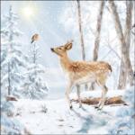 Ambiente Meeting in winterworld papírszalvéta 33x33cm, 20db-os - szep-otthon