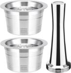 iCafilas 2 db tölthető kávékapszula Tchibo Cafissimo kávéfőzőkhöz tamperrel (16012004)