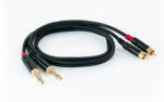 s. Cab PAC630-1, 2xRCA/2x6.3mm, 1m (PAC630-1)
