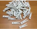  Fa csipesz fehér 4, 5cm 25db/csomag