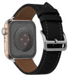 iprofix Apple Watch Bőr szíj Apple Watch szíj 42/ 44/ 45/ 46 /49 mm - fekete (ipro-531950)