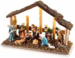 Decorer Figurina religioasa polirasina multicolora cu led 25x9x16 cm (A55.38.71)