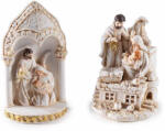 Decorer Set 2 figurine Nasterea Domnului polirasina multicolora 6x4x11 cm (A55.38.89)