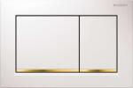 Geberit Omega20 - Clapetă de acționare spălare, alb/auriu 115.080. KK. 1 (115.080.KK.1)