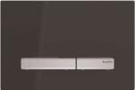 Geberit Sigma50 - Clapetă de acționare spălare, crom/negru 115.788. DW. 2 (115.788.DW.2)