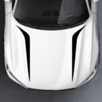 AVEX Set 2 stickere autoadezive Tuning, model "Hood Stripes V2", dimensiune 100 x 26 cm, culoare Neagra