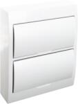 Tracon Electric Tracon EDFKN-12/2 Falon kívüli elosztódoboz, fehér ajtóval, N/PE sínnel 2×12 (24) modul, IP40, (H×W×D=325×270×98mm) (EDFKN-12/2)
