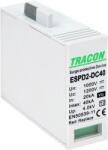 Tracon Electric Tracon ESPD2-DC40-1000VG T2 DC típusú VG túlfeszültséglevezető, betét 1000V Ucpv: 1200V; In: 20kA; Imax: 40kA; Up: 4kV; Var+GTD (ESPD2-DC40-1000VG)