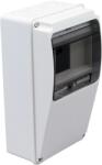 TRACON Tracon TDB231377 Üres ipari csatlakozódoboz szerelősínnel, ABS 6 mod, H×W×D=230×130×105mm, IP55 (TDB231377)
