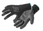 Högert Technik HT5K757-11 JAGST védőkesztyűk fekete poliuretán bevonattal (12 pár/csomag) 11 (HT5K757-11)