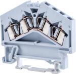 Tracon Electric Tracon TSKC2, 5/4D Fázisvezető ipari sorozatkapocs, rugós, sínre, szürke 800V 24A 0.08-2.5 mm2 4P (TSKC2,5/4D)