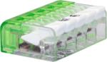Tracon Electric Tracon RVONK5 Csavar nélküli vezetékösszekötő, nyitható átlátszó 0, 2-2, 5mm2, 24A, 450VAC 5P (RVONK5)