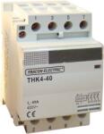 Tracon Electric Tracon THK4-63-24 Installációs kontaktor 230/400V, 50Hz, 4P, 4×NO, 63/25A, 13/3, 8kW, 24V AC (THK4-63-24)