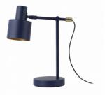 GTV LB-SELVII-25-DEC Asztali lámpa SELVIA II , 5341, max. 250V, 50/60Hz, 1*E14, max. 25 W, átm. 10 cm, IP20, sötétkék (LB-SELVII-25-DEC)