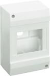 Tracon Electric Tracon EDFK-4/1AN Falon kívüli elosztódoboz, ajtó nélkül 1×4 modul, IP40, (H×W×D=130×82×62mm) (EDFK-4/1AN)