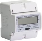 TRACON Tracon TVOF14MOD LCD kijelzésű fogyasztásmérő, közvetlen, MODBUS, 1F, 4 modul 230VAC / 10(100)A (TVOF14MOD)