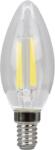 TRACON Tracon FILC354WW COG LED gyertya fényforrás, átlátszó 230 VAC, E14, 4W, 470 lm, C35, 2700K, EEI=E (FILC354WW)