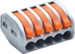 Tracon Electric Tracon OVO2, 5-5 Csavar nélküli vezetékösszekötő, nyitható 0, 75-4mm2, 32A, 400VAC 5P (OVO2,5-5)