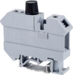 Tracon Electric Tracon TSKA16B Biztosítós ipari sorozatkapocs, csavaros, sínre, fekete 500V 6.3A 0.5-16 mm2 (TSKA16B)