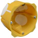 KOPOS KPL 64-50/LD NA süllyesztett gipszkarton doboz 1-es, d68mm, 50mm mély, sárga (KPL 64-50/LD_NA)