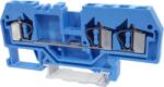 Tracon Electric Tracon TSKC4/3-K Nullavezető ipari sorozatkapocs, rugós, sínre, kék 800V 32A 0.08-4 mm2 3P (TSKC4/3-K)