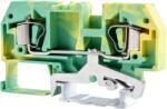 Tracon Electric Tracon TSKC6JD Védővezető ipari sorozatkapocs, rugós, sínre, zöld/sárga 800V 41A 0.2-6 mm2 2P (TSKC6JD)