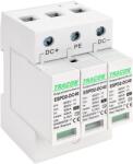 Tracon Electric Tracon ESPD2-DC40-600 T2 DC típusú túlfeszültség levezető, cserélhető betéttel Ucpv: 800V; In: 20kA; Imax: 40kA; Up: 2, 6kV (ESPD2-DC40-600)