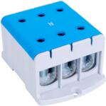 Tracon Electric Tracon FLEAL-240/3K Főáramköri leágazó kapocs, felületre szerelhető, kék 35-240mm2, max. 1000VAC/1500VDC, max. 425A (FLEAL-240/3K)