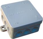 Tracon Electric Tracon PD75X75 Rugalmas kötődoboz, falon kivüli, szürke 75×75×40mm, IP54 (PD75X75)