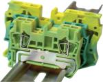 Tracon Electric Tracon TSKB6JD Védővezető ipari sorozatkapocs, rugós, sínre, zöld/sárga 0, 5-6mm2, 57A (TSKB6JD)