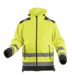 Högert Technik HT5K257-2XL ARGEN figyelmeztető softshell kabát kapucnival sárga 2XL (HT5K257-2XL)