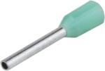 Tracon Electric Tracon E136 Szigetelt (PA6.6) érvéghüvely, ónozott elektrolitréz, türkiz 0, 34mm2, L=10, 4mm (E136)