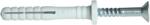 Tracon Electric Tracon TB845 Beüthető tipli+csavar, szürke M8×45mm, PA6.6 (TB845) - hejovill