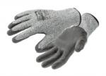 Högert Technik HT5K763-10 FUHSE Pu-bevonatú vágásgátló védőkesztyű HPPE szürke/fekete 10 (HT5K763-10)