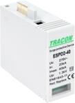 Tracon Electric Tracon ESPD2-40NPEO T2 AC típusú túlfeszültség levezető betét 40 NPE Uc: 275/255V, In: 20kA, Imax: 40kA, Up: 1, 3/1, 5kV (ESPD2-40NPEO)