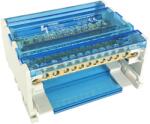 Tracon Electric Tracon FLSO16-4P11 Moduláris elosztóblokk nyitható fedéllel 3×16(10) mm2 / 8×10(6) mm2, 500VAC/DC, 80A (FLSO16-4P11) - hejovill