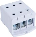 Tracon Electric Tracon FLEAL-240/3 Főáramköri leágazó kapocs, felületre szerelhető, szürke 35-240mm2, max. 1000VAC/1500VDC, max. 425A (FLEAL-240/3)