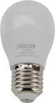 TRACON Tracon LGS458W Gömb burájú LED fényforrás SAMSUNG chippel 230V, 50Hz, 8W, 3000K, E27, 710lm, 180°, G45, SAMSUNG chip, EEI=F (LGS458W)