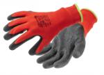 Högert Technik HT5K751-10 RODER latex bevonatú védőkesztyű piros/fekete (12 pár/csomag) 10 (HT5K751-10)