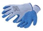 Högert Technik HT5K752-10 DILL latex bevonatú védőkesztyű szürke/kék 10 (HT5K752-10)